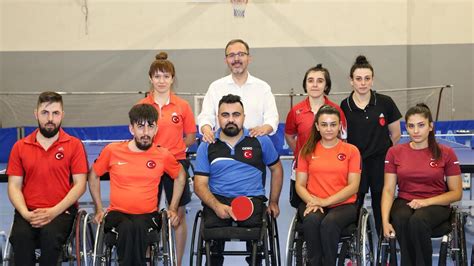 B­a­k­a­n­ ­K­a­s­a­p­o­ğ­l­u­­n­d­a­n­ ­p­a­r­a­l­i­m­p­i­k­ ­s­p­o­r­c­u­l­a­r­a­ ­z­i­y­a­r­e­t­